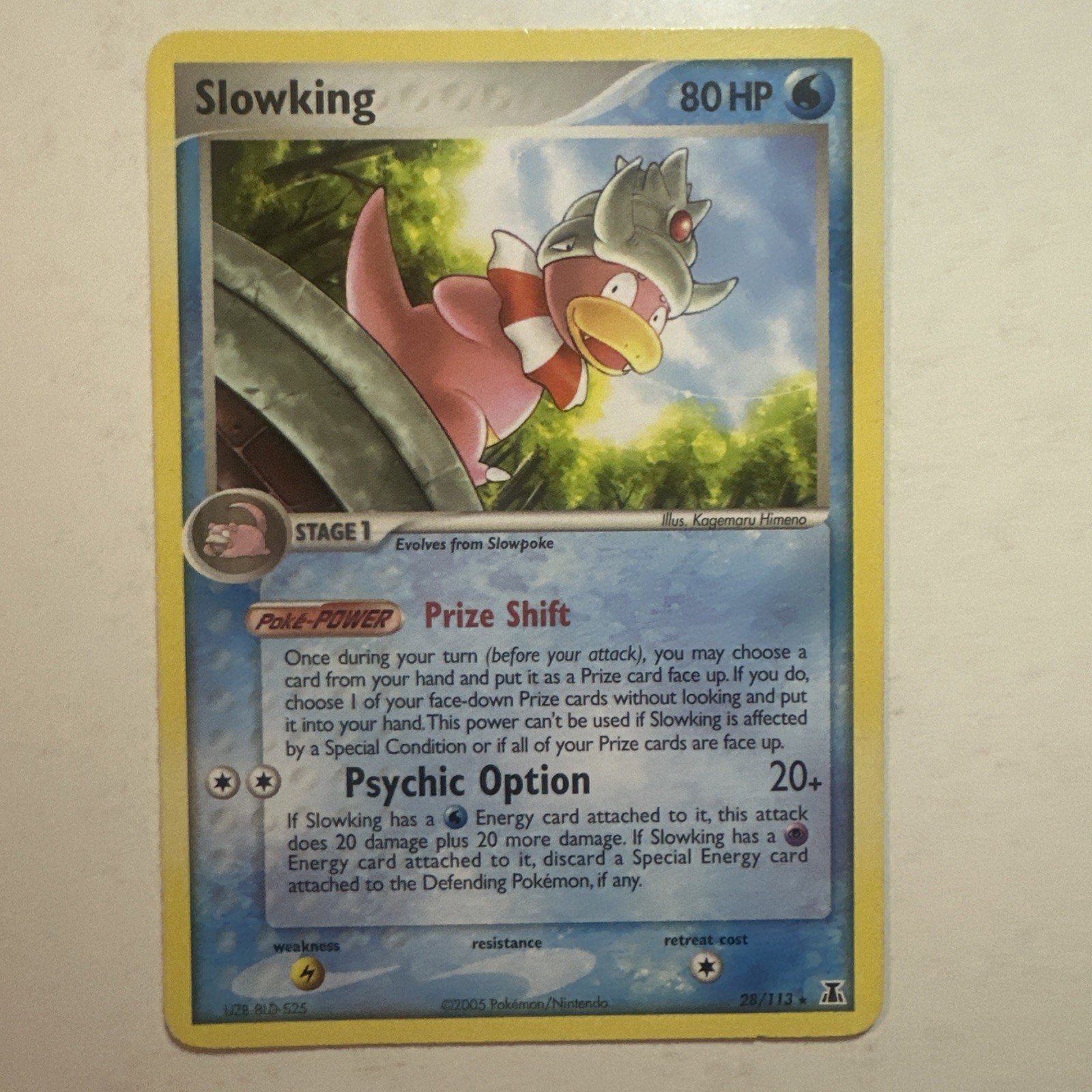 Pokemon Card Slowking EX Delta Species Rare 28/113 Near Mint