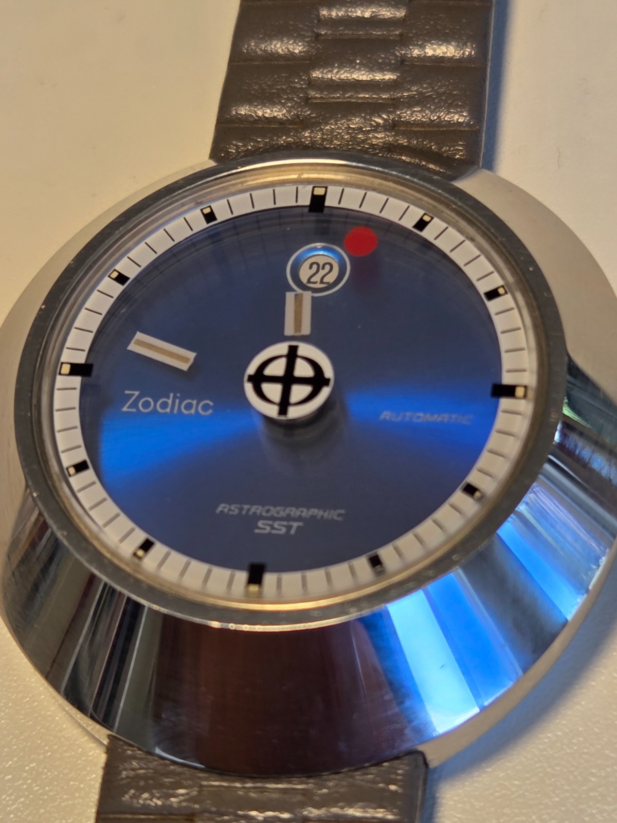 Vintage Zodiac Astro II  SST 1970'S "Mystery Dial" fully serviced and with tags