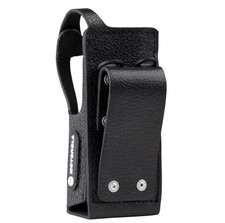 MOTOROLA Hard Leather Carry Case With D-Rings and 2.75-Inch Swivel Loop PMLN5659