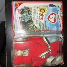 Osito the Bear McDonalds TY International Bears II Teenie Beanie Baby 1999 Rare/