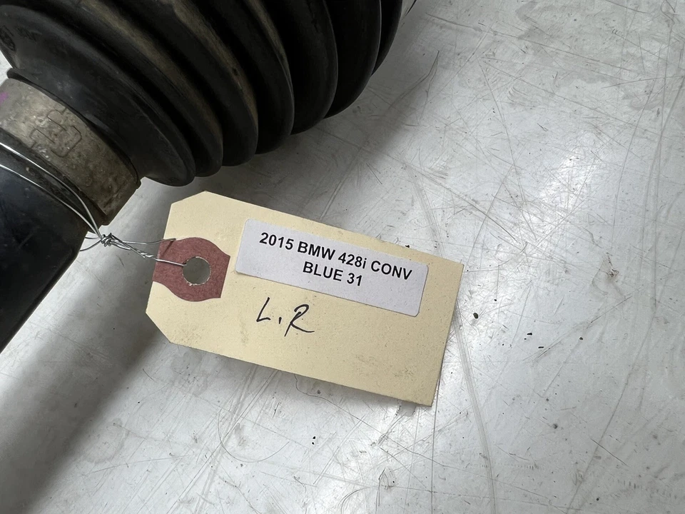 BMW 428i F33 F32 2014-2016 OEM conjunto de eje trasero izquierdo del lado del conductor Foto 4 de 4