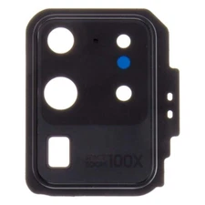Glass Camera Lens with Bracket Back for Samsung Galaxy S20 Ultra Gray Phone Part