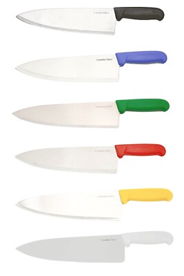 10'' Chef Knife - Columbia Cutlery - Choose Color - Commercial Kitchen Heavy Duty