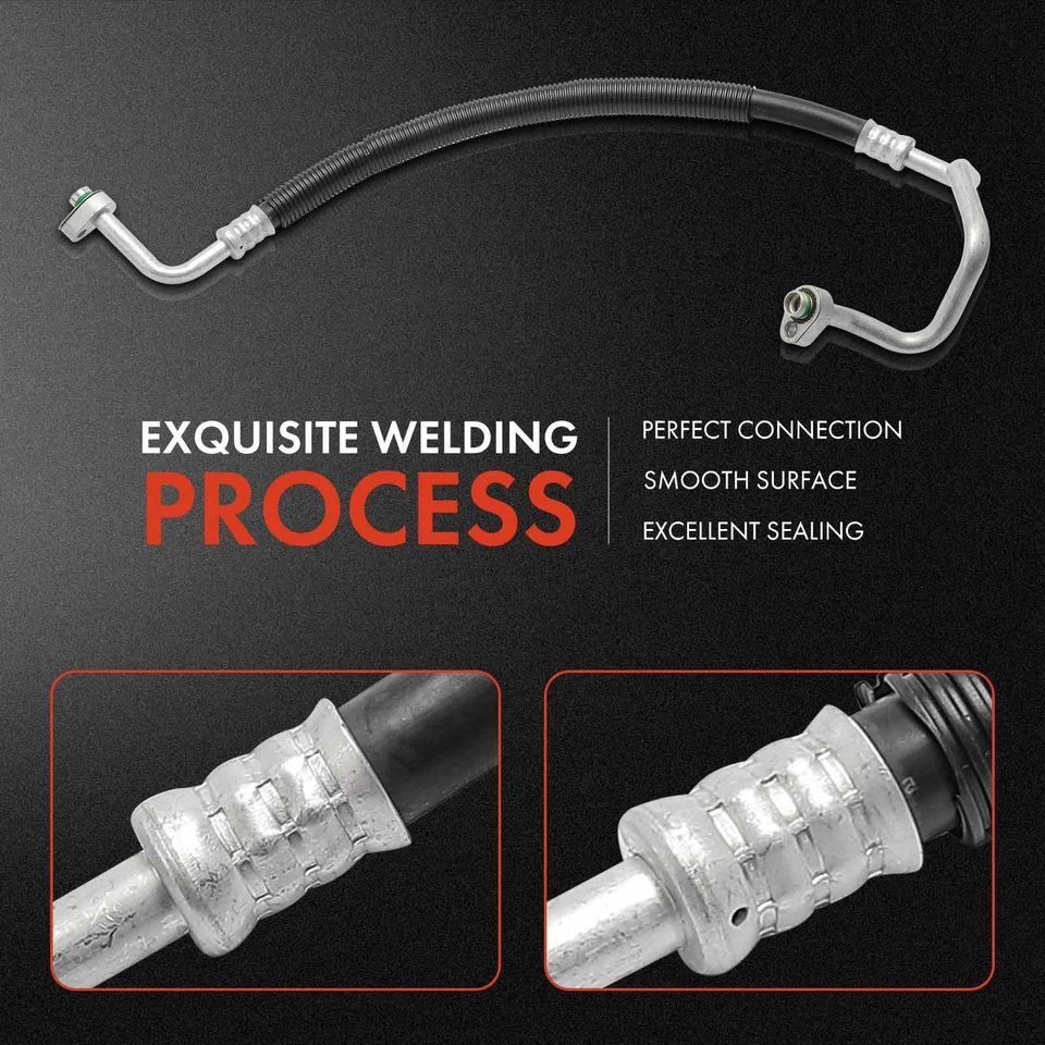 Nueva línea de succión de manguera de refrigerante de aire acondicionado para Dodge Dakota 05-07 4,7 L baja presión Foto 4 de 4