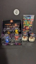 FNAF - JADA TOYS METAL FIGS W/ DISPLAY BOX+ POCKET POPS + STICKERS