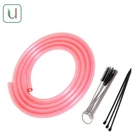 Vent Hose Kit Carburetor Overflow for Keihin FCR MX Mikuni Carb Replica Pink