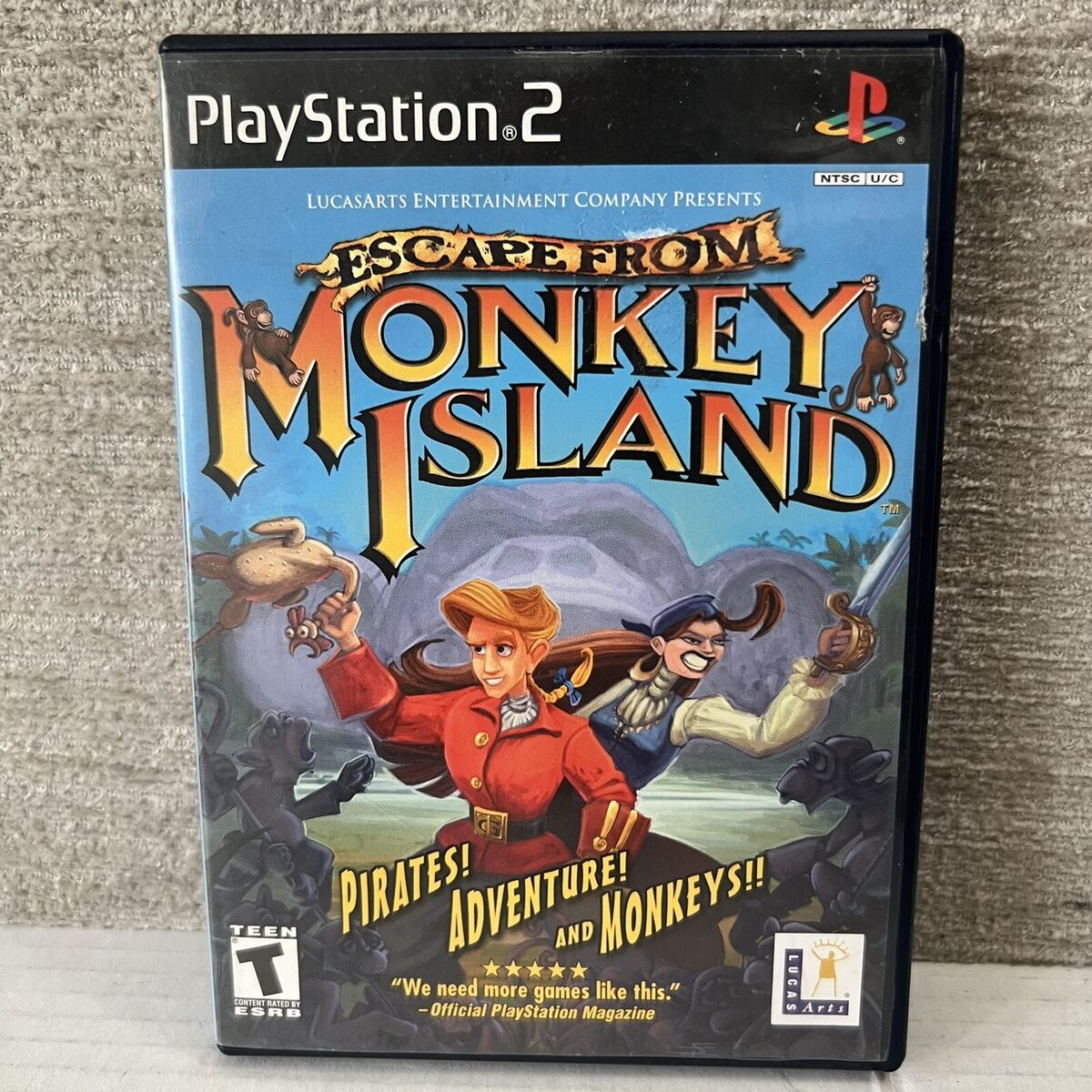 Escape from Monkey Island  Fuga da Ilha dos Macacos para Playstation 2  (2001)