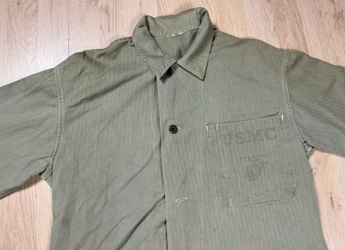 USMC WW2 P41 HBT 上下セット サイズ42/34 米海兵隊 復刻 USMC WW2 P41 HBT 上下セット サイズ42/34 米海兵隊 復刻