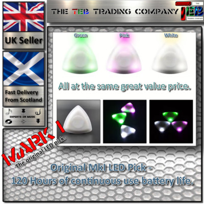 LED Gitarren-Plektren Plektren Light Touch aktiviert Gitarrenzubehör Gitarrenplektrum