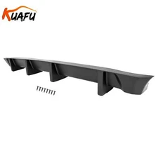 Fits Ford Mustang 1999-2004 Rear Bumper Lower Diffuser Lip Spoiler Kit MDA 4-Fin