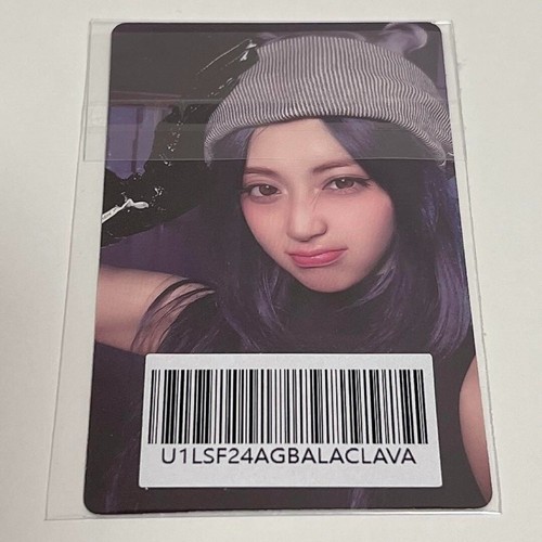 LE SSERAFIM Crazy Balaclava Ver. Official Double sided Weverse Photocard - Picture 12 of 12