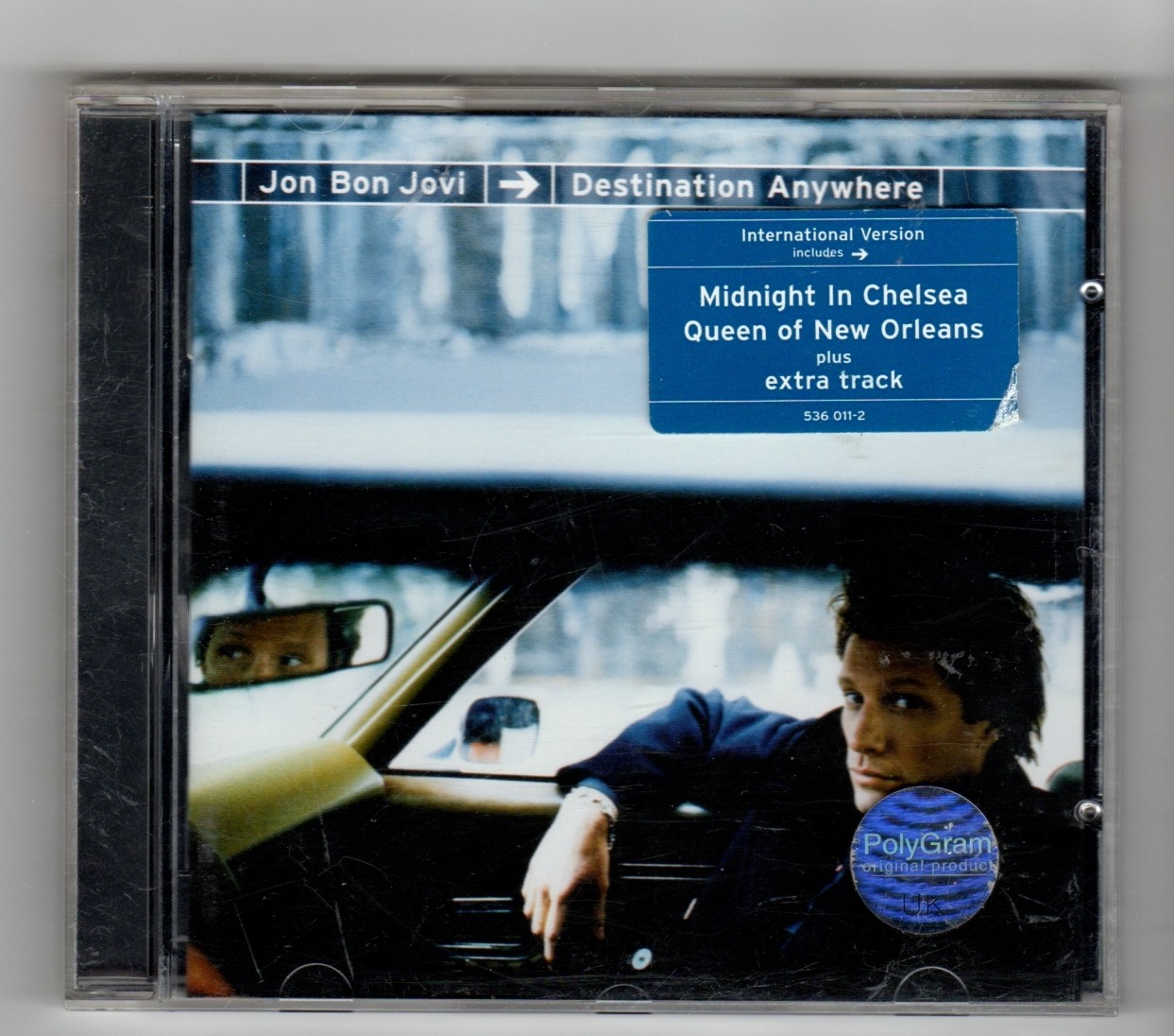 (IH923) Jon Bon Jovi, Destination Anywhere - 1997 CD