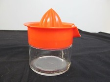 Vintage Gemco Orange Lid Hand Juicer