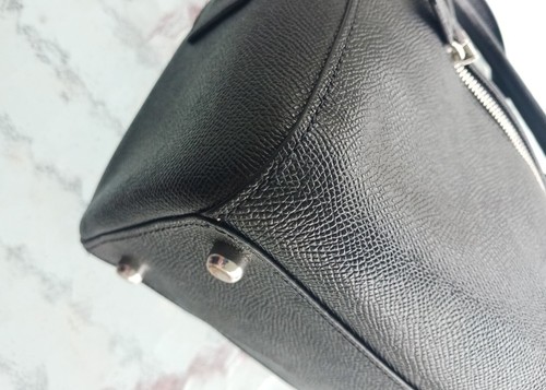 Coach Rowan SMALL F79946 Black Leather Satchel - Picture 14 of 19