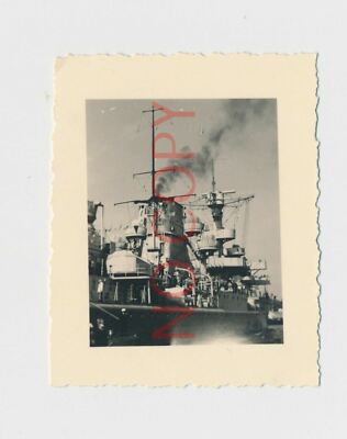 Foto WK II Hafen Kriegsschiff #25