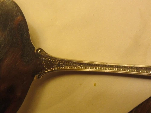 Antique Towle Sterling Silver Pierced Bowl Caddy Sifter Spoon 4 1/2" 21g.