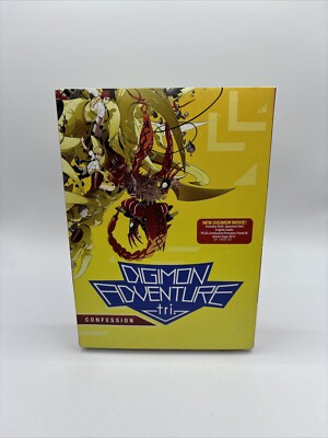 Digimon Adventure Tri : Confession (DVD,2016) New *Factory Sealed