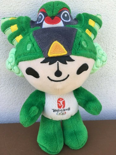 2008 OLYMPIC GAMES BEIJING PLUSH TOY 30cm MASCOT BLUE panda BEIJING FREE POST - Picture 9 of 10