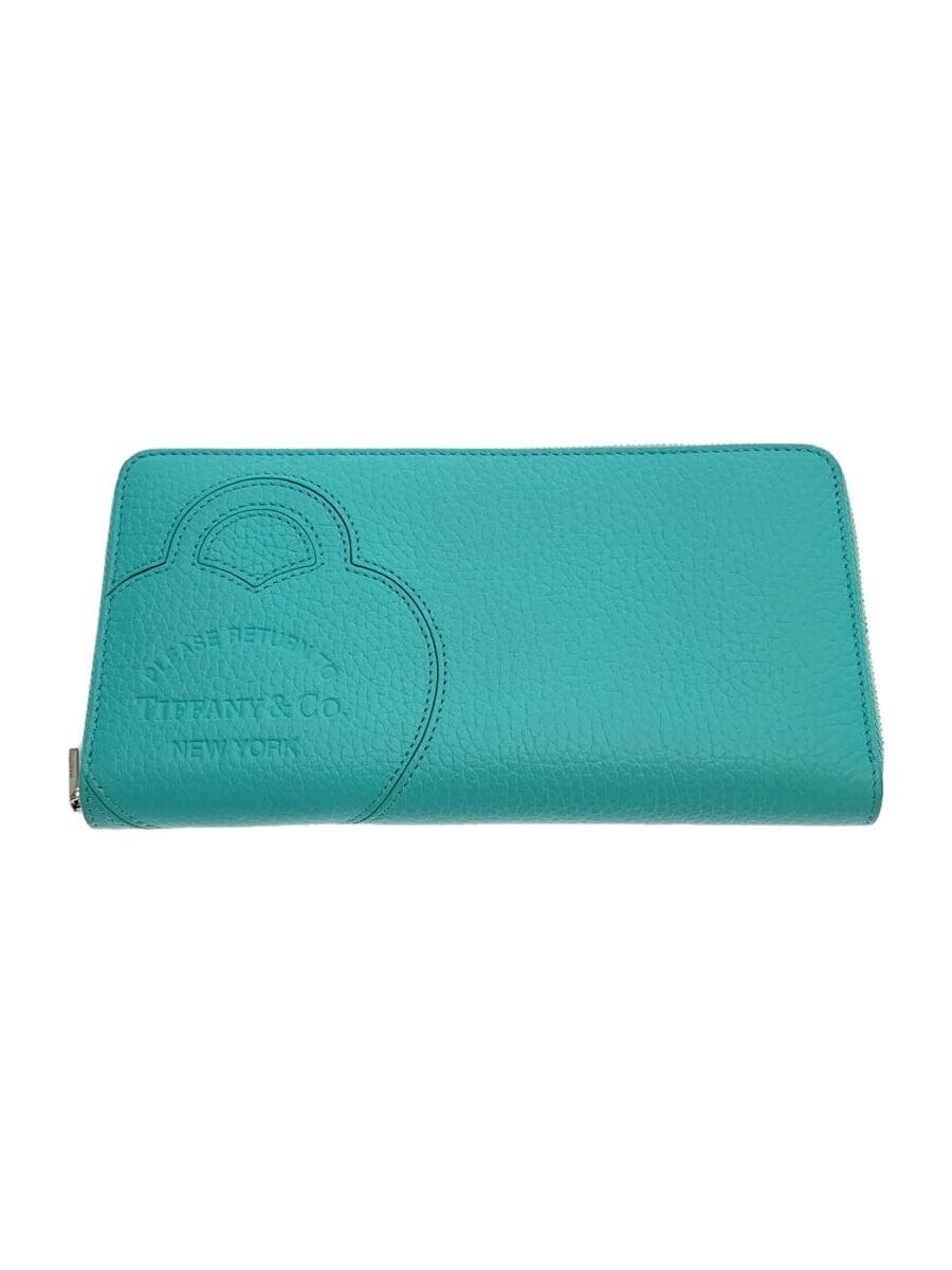 TIFFANY & CO New York Heart Tiffany Green Leather Zip Wallet | eBay