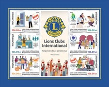 2022 09 - MOZAMBIQUE - LIONS CLUB       6V  complet set    MNH **
