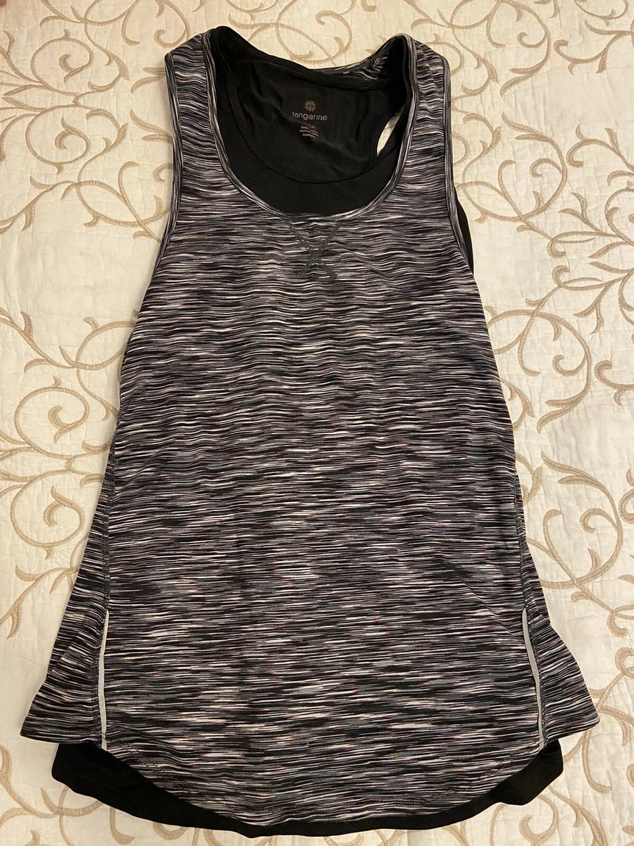 Tangerine workout deals tops