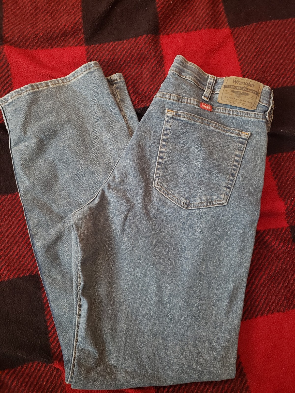 New Mens Wrangler Jeans Comfort Flex Waistband eBay