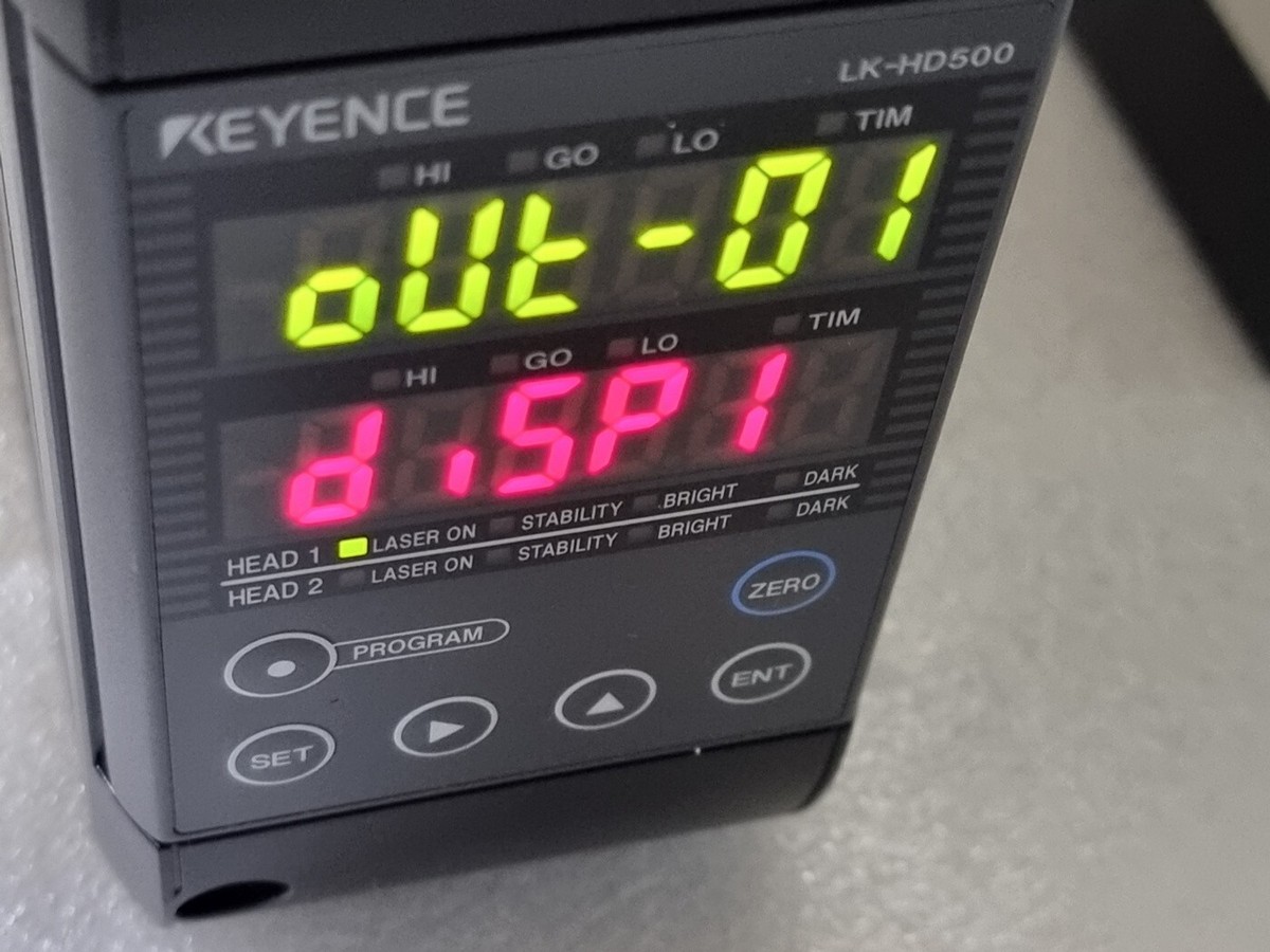 KEYENCE LK-G5000 & LK-HD500 セット KEYENCE LK-G5000 & LK-H022K LASER SENSOR & LK-HD500