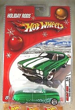 2005 Hot Wheels 3/5 Holiday Hot Rods 1949 MERC CONVERTIBLE Satin Green Varia wRR