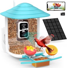 birdsnap  TUC- Smart Bird Feeder with Camera Solar Panel 64G SD Card 6-in-1
