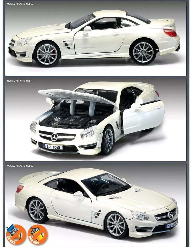 Mercedes-Benz SL 65 AMG Hardtop Plastic Model Kit | 1/24 Scale