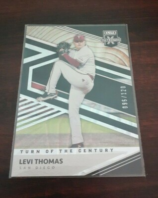 2020 Elite Extra Edition TOTC Base #116 Levi Thomas 95/120 - San Diego Padres