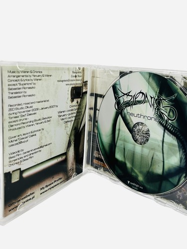 Crionics Neuthrone CD Candlelight Records Blackened Death Metal Poland Music Vtg - Imagen 3 de 3