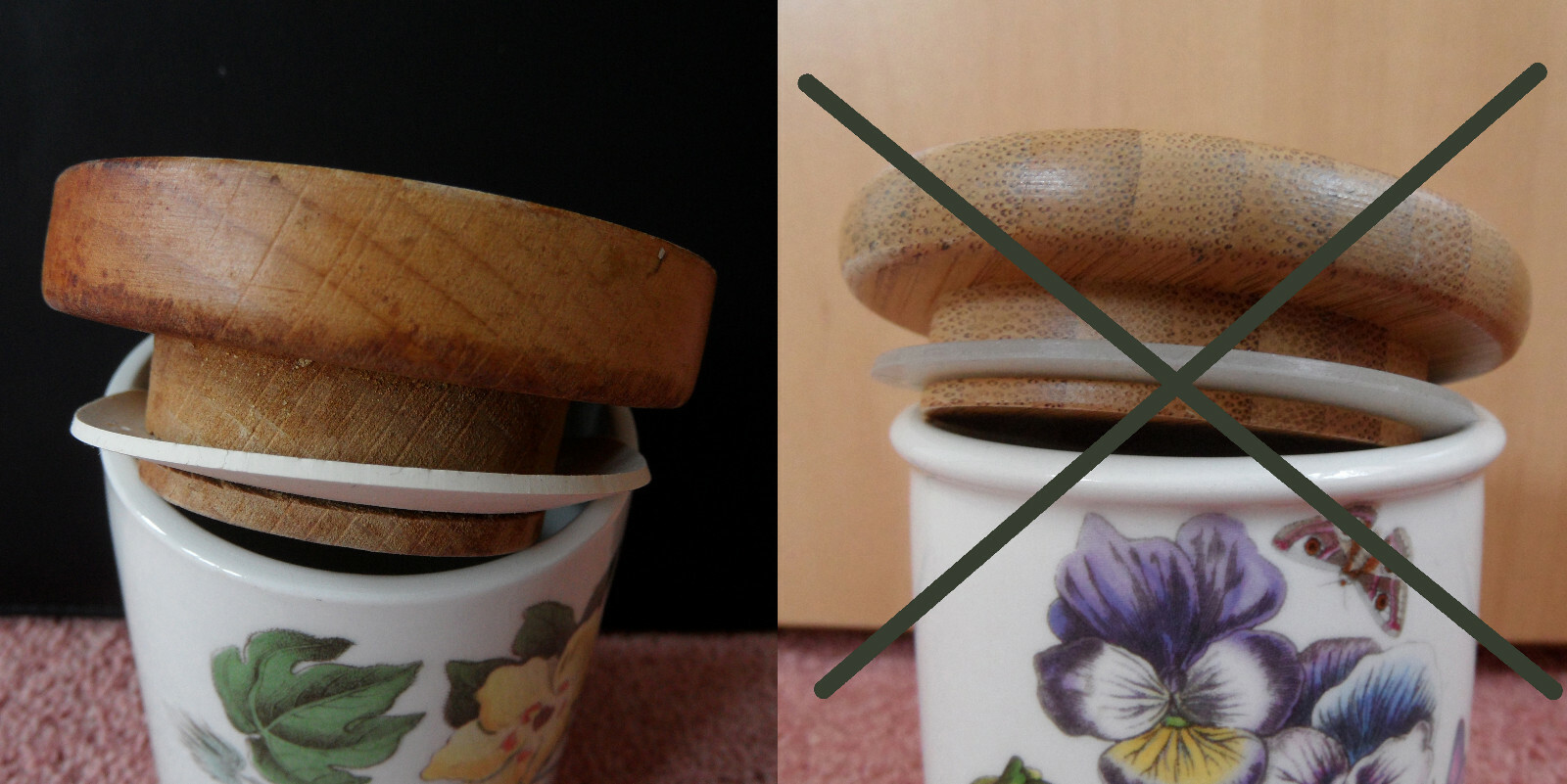 PORTMEIRION BOTANIC / VILLEROY & BOCH SPICE JAR SEAL REPLACEMENT RUBBER