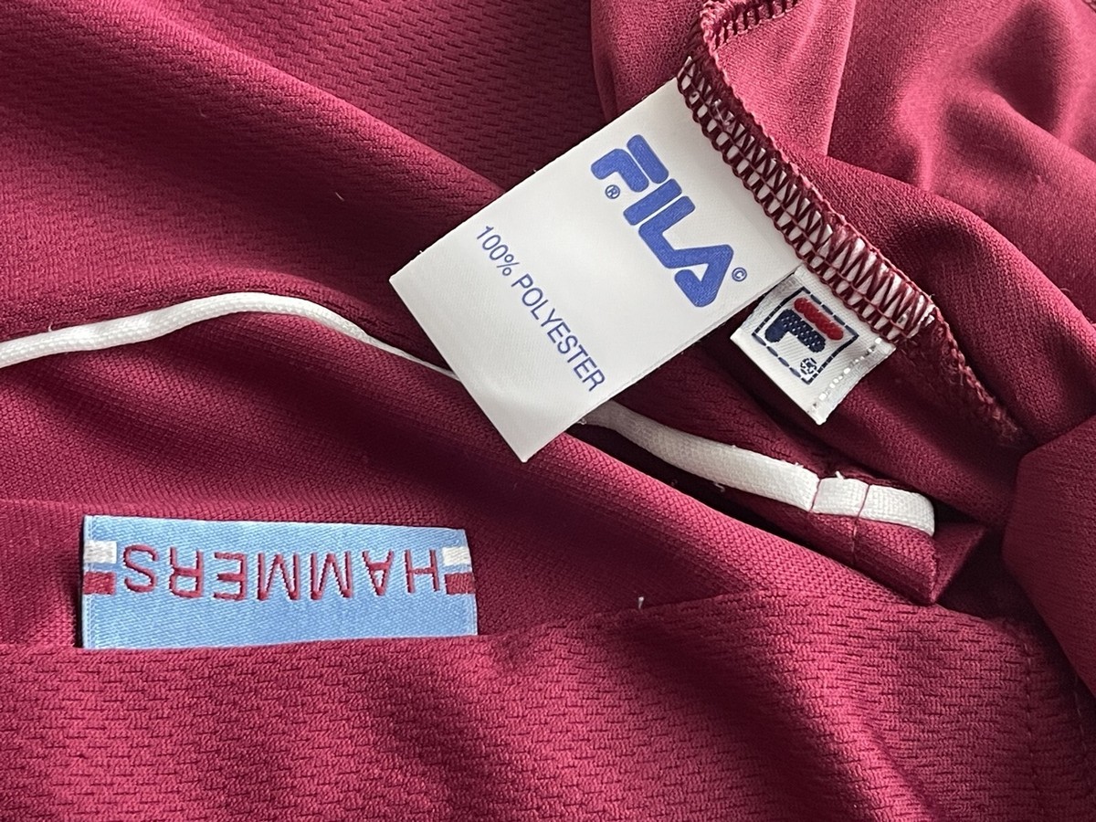 1999-2001 FILA West Ham United Home Shirt WHU HAMMERS SIZE XL.boys