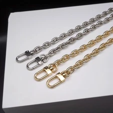 Gold Silver Chain Purse Strap Shoulder Crossbody Lightweight Aluminum 9mm