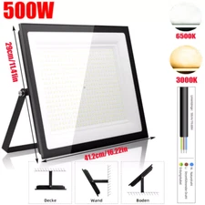 LED Flood Light 500W 300W 200W 150W 100W 50W 30W Outdoor Lamp Spotlight 6500K 