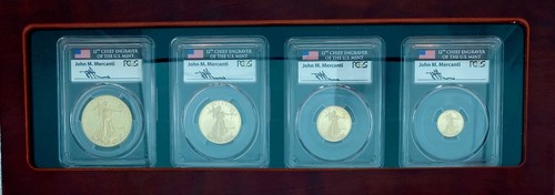 2020-W 4PC AGE PCGS PR70 DCAM SIGNED BY JOHN MERCANTI - Picture 5 of 7