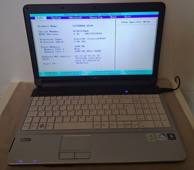Fujitsu-Siemens Lifebook A530 Display 15,6''  Netbook  Lap Top  ( 1969 )