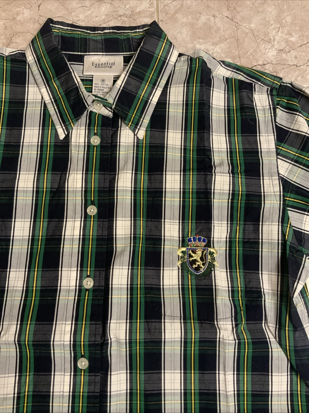 Essential Elements Button Up Long Sleeve Shirt  W… - image 7