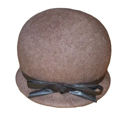 1960s Cocoa Brown felt cloche Wool Brimmed Hat by Lords distinctive headwear. Cloche 1960s 100% Wool Vintage Hats for Women for sale | eBay main image 2