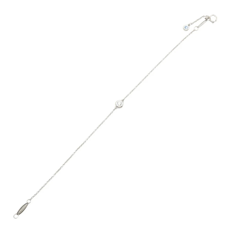 TIFFANY&CO By the Yard Japan Ltd Edition Diamant Armband Pt950 Platin Damen - Bild 3 von 4