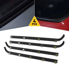 4 Window Inner & Sweep Outer Felts Seals Weatherstrip Set Fit Ford F-150 250 350