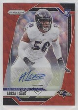 2024 Panini Prizm Rookies Red Wave 116/149 Adisa Isaac #302 Auto 1m57