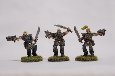 Warhammer 40k Space Wolves Wolf Scouts x3 3. Edition Metall