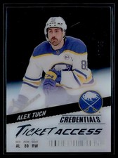2024-25 Upper Deck Credentials #TA-AT Alex Tuch Acetate Ticket Access #/99