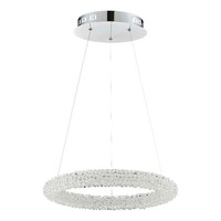 Chrom Glamour Moderne HäNgelampe Pendelleuchte 4000K 24W/LED 100X44X44 [Cm]