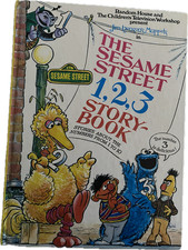 The Sesame Street 1, 2, 3 Story-Book stories about numbers 1 to 10 Vintage 1973