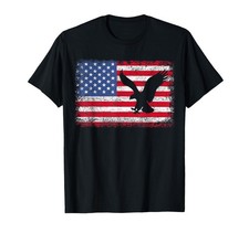 American Flag Eagle USA T Shirt T-Shirt