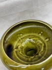 Floraline McCoy USA 430 Green Pottery Bowl Compote Dish good Condition — photo 3
