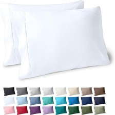 Microfiber Pillow Cases - King Size Set of 2 - Cooling Pillowcases